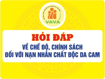 Hỏi đáp về chế độ, chính sách đối với nạn nhân chất độc da cam