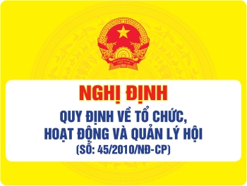 Nghị định số 45/2010/NĐ-CP ngày 21 tháng 4  năm 2010 của Chính phủ quy định về tổ chức, hoạt động và quản lý hội
